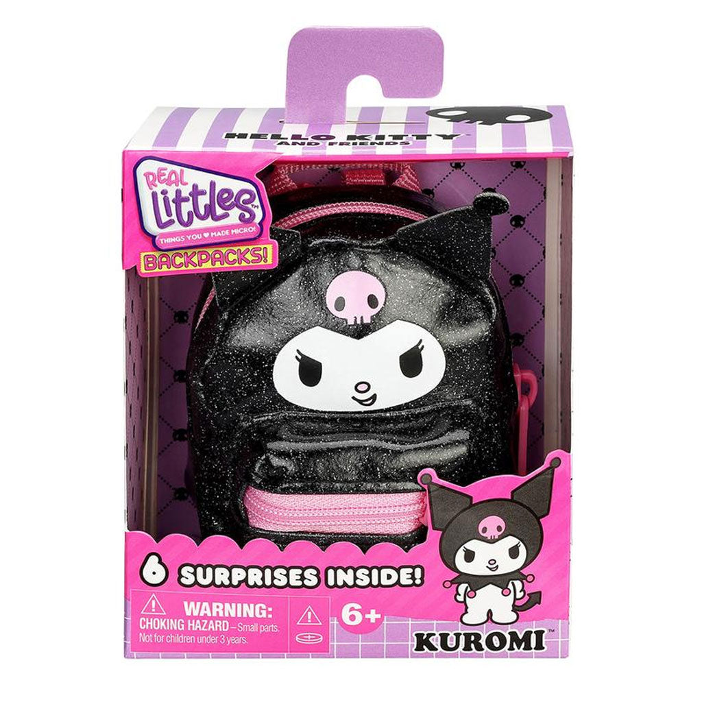 Real Littles Sanrio Hello Kitty and Friends Backpacks - Kuromi