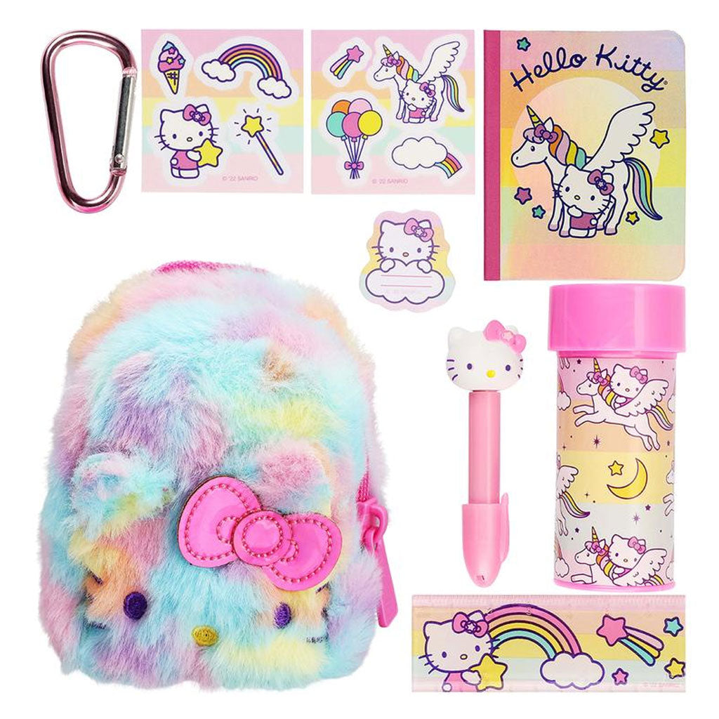 Real Littles Sanrio Hello Kitty and Friends Backpacks - Plush Hello Kitty Contents