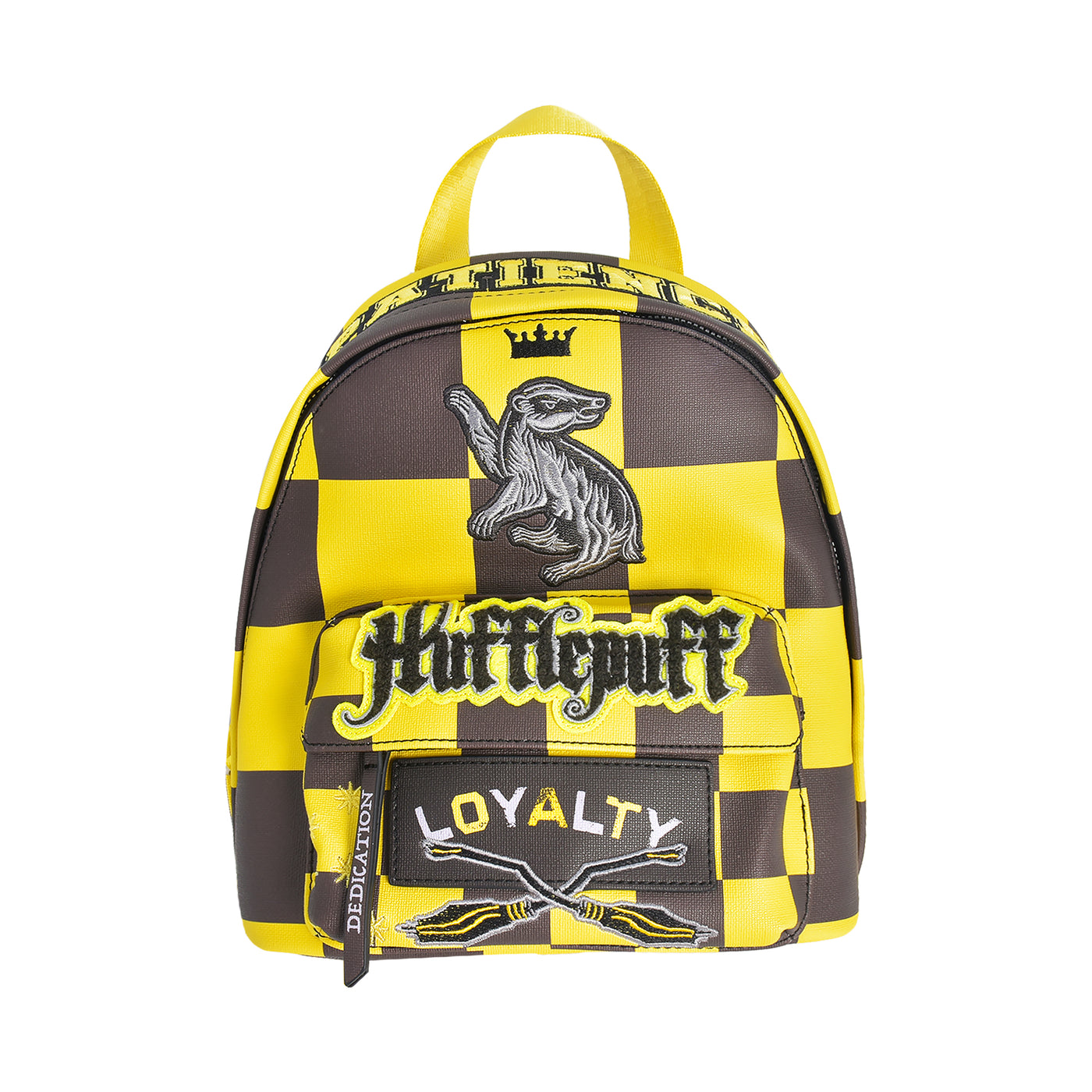 Fred Segal Harry Potter Checker Hufflepuff Mini Backpack - Front