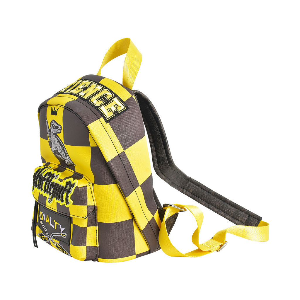 harry potter mini backpack yellow Fred Segal Harry Potter Checker Hufflepuff Mini Backpack – 707 Street