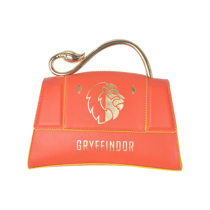 Fred Segal Harry Potter Gryffindor Mascot Flap Satchel - Front