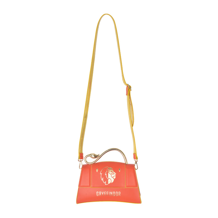 Fred Segal Harry Potter Gryffindor Mascot Flap Satchel - Front Full Strap Length