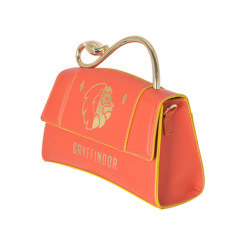 Fred Segal Harry Potter Gryffindor Mascot Flap Satchel - Side View