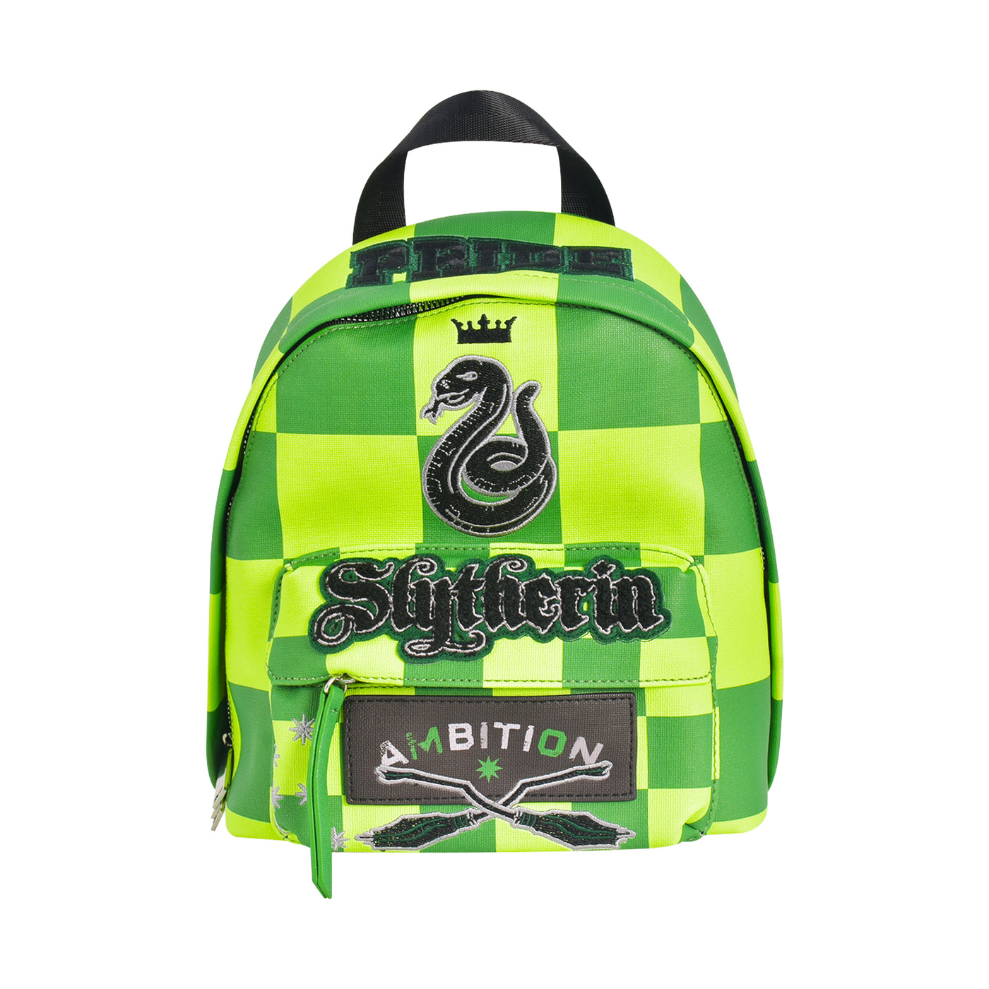 Fred Segal Harry Potter Checker Slytherin Mini Backpack - Front