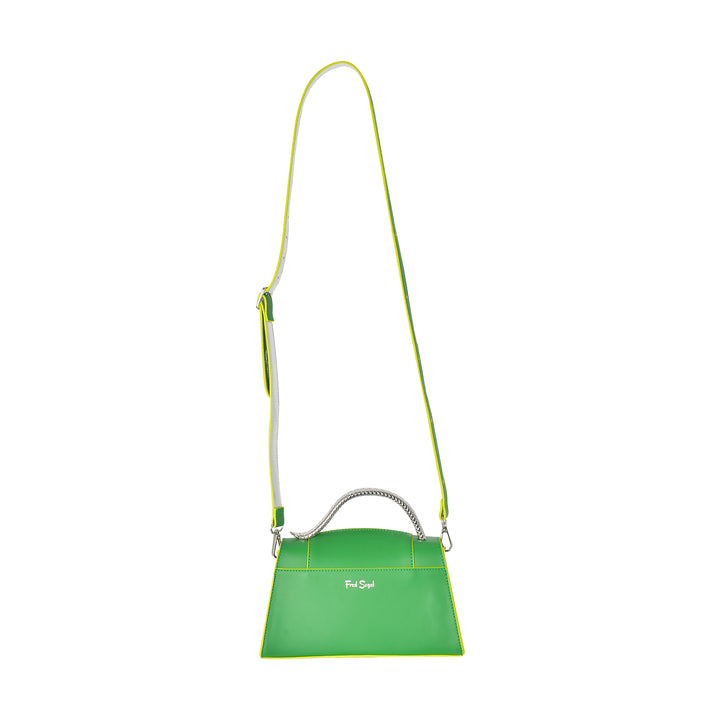Fred Segal Harry Potter Slytherin Mascot Flap Satchel - Back Full Strap Length