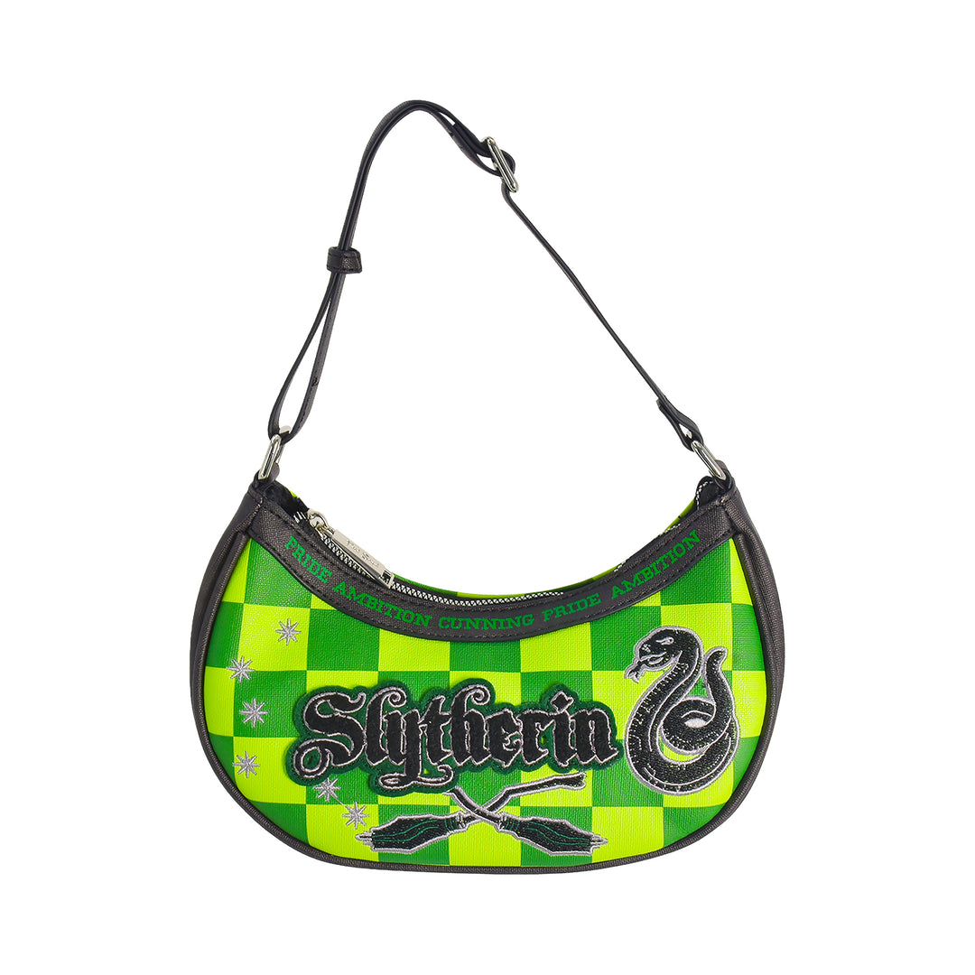 Fred Segal Harry Potter Checker Slytherin Shoulder Bag - Front