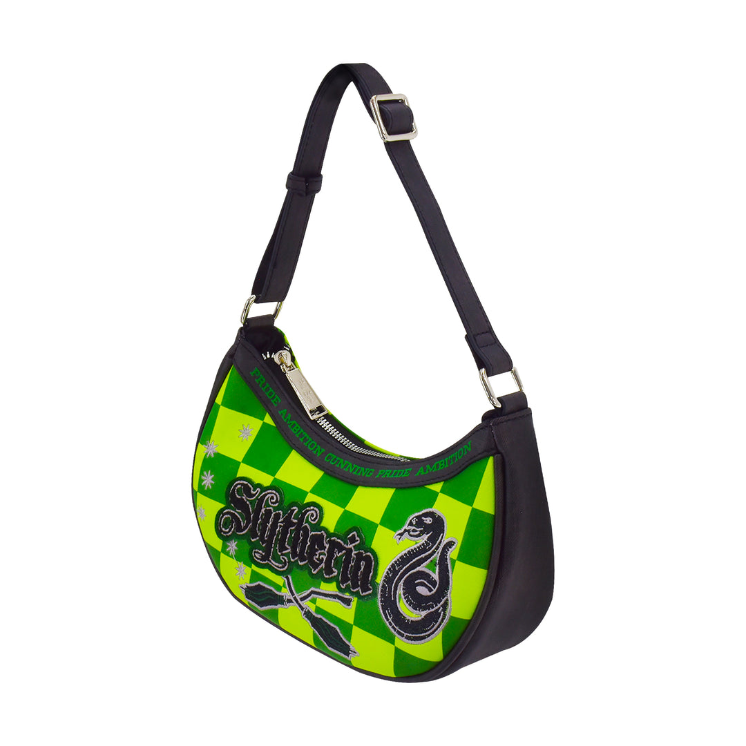 Fred Segal Harry Potter Checker Slytherin Shoulder Bag - Side View