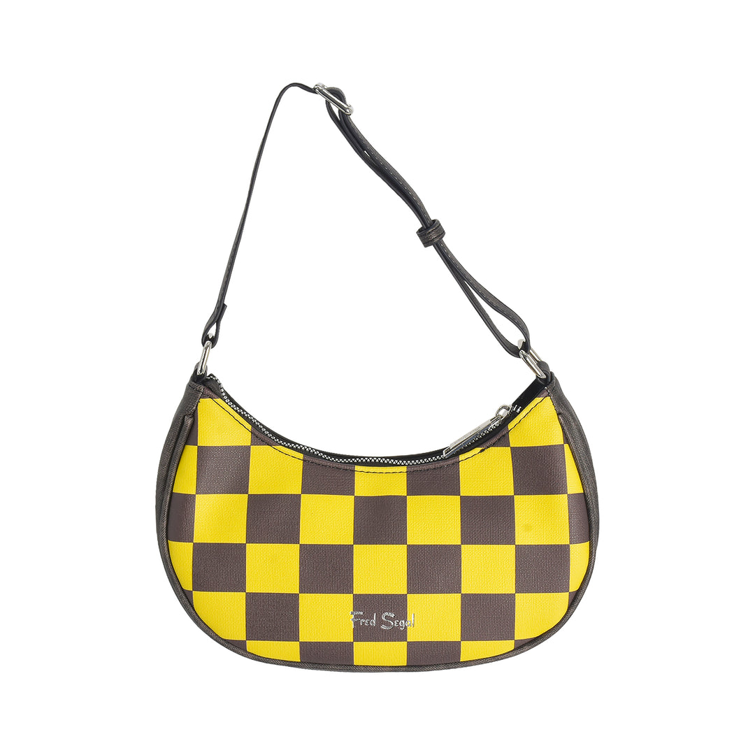 Fred Segal Harry Potter Checker Hufflepuff Shoulder Bag - Back