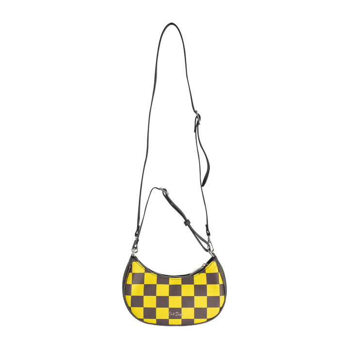 Fred Segal Harry Potter Checker Hufflepuff Shoulder Bag - Back Full Strap Length
