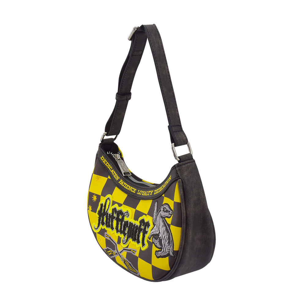 Fred Segal Harry Potter Checker Hufflepuff Shoulder Bag - Side View