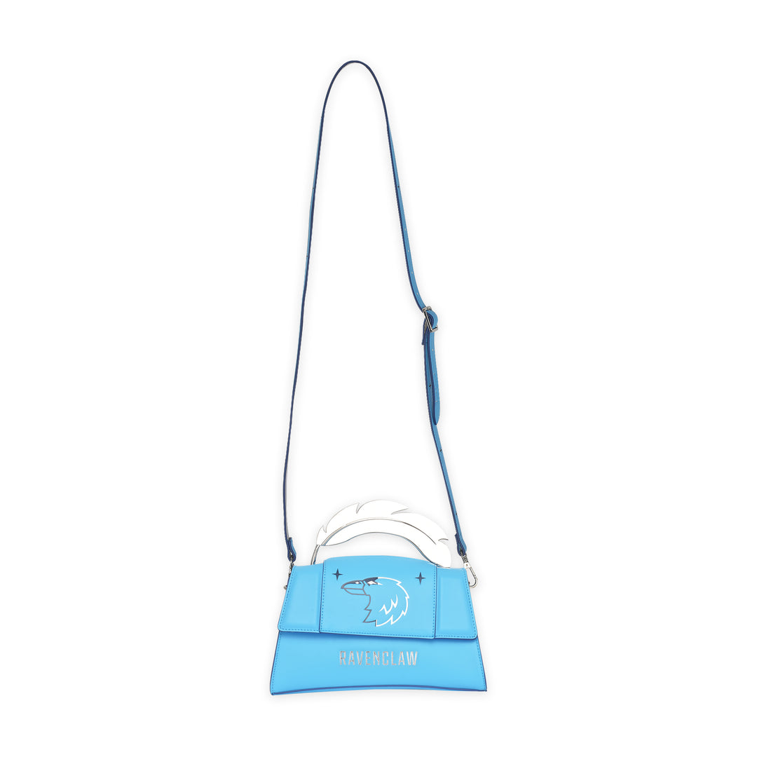 Fred Segal Harry Potter Ravenclaw Mascot Flap Satchel - Front Full Strap Length