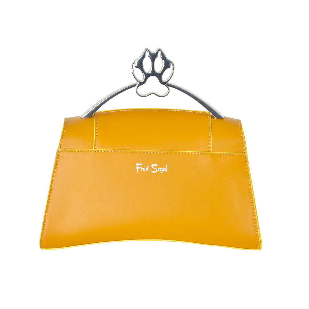 Fred Segal Harry Potter Hufflepuff Mascot Flap Satchel - Back