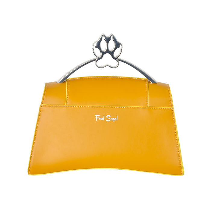 Fred Segal Harry Potter Hufflepuff Mascot Flap Satchel - Back