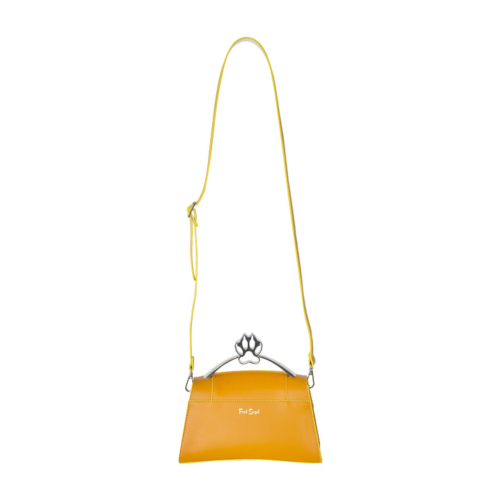Fred Segal Harry Potter Hufflepuff Mascot Flap Satchel - Back Full Strap Length