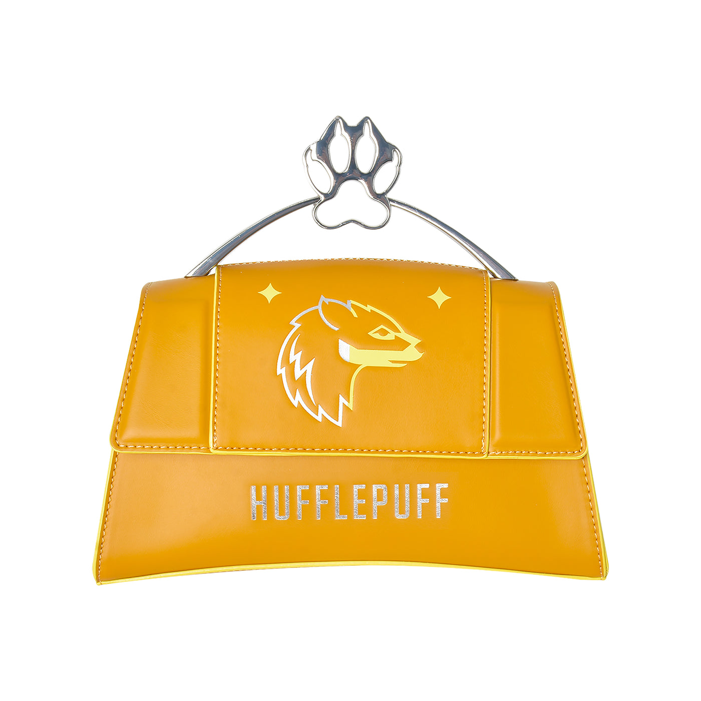 Fred Segal Harry Potter Hufflepuff Mascot Flap Satchel - Front