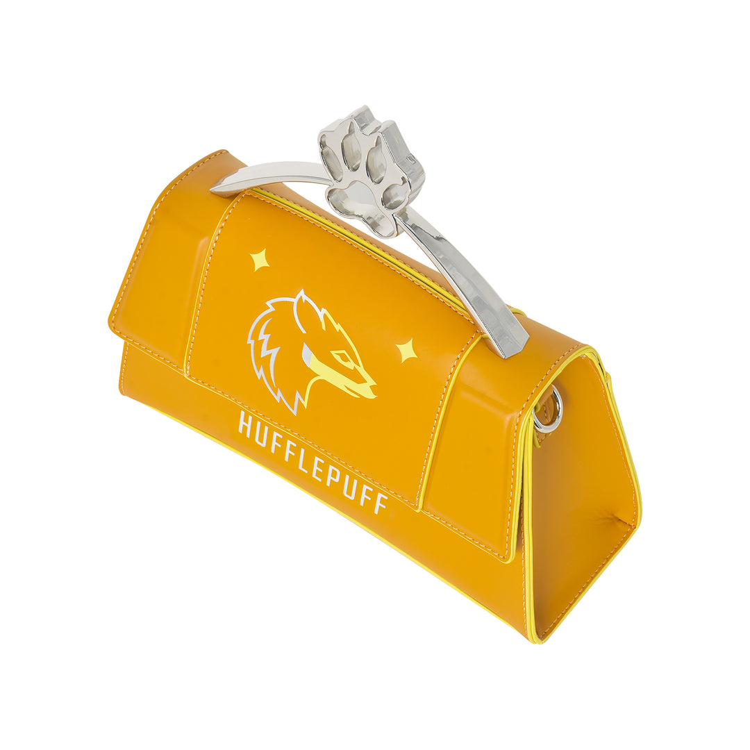 Fred Segal Harry Potter Hufflepuff Mascot Flap Satchel - Top View
