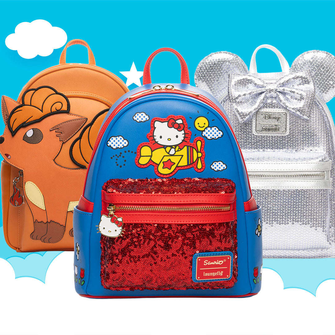 Loungefly Pokemon Café Triple Pocket Mini Backpack
