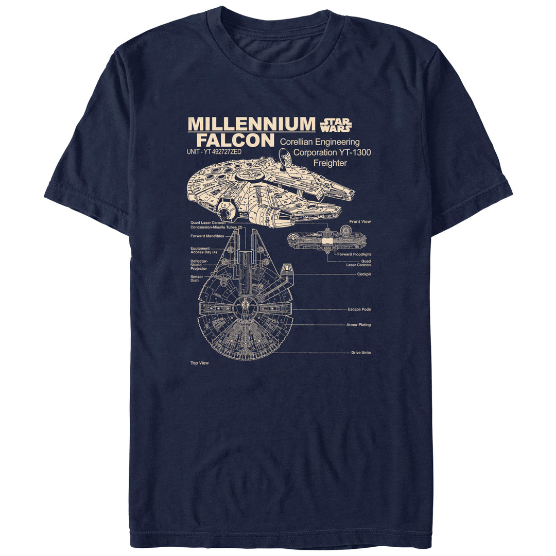 Mad Engine Star Wars Corellian Freighter Men&