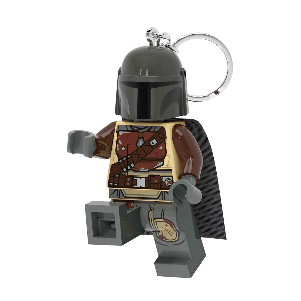 LEGO Star Wars The Mandalorian Keychain with LED Light - The Mandalorian Moveable Pieces