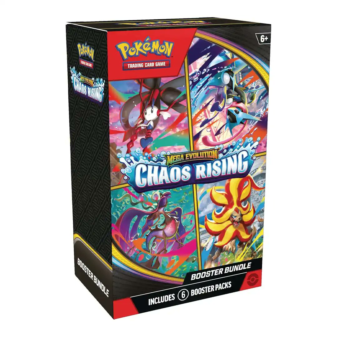 Pokémon TCG: Mega Evolution—Chaos Rising Booster Bundle