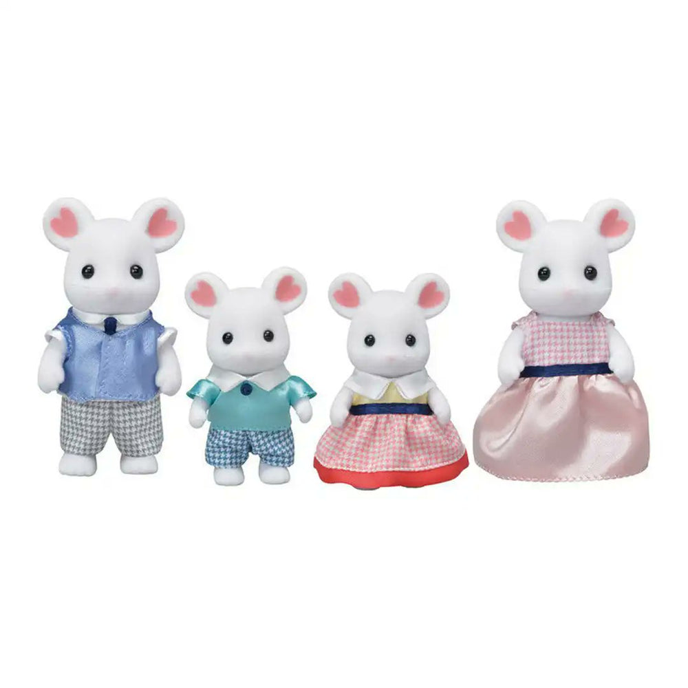 Calico Critters Marshmallow Mouse Family