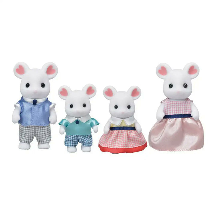Calico Critters Marshmallow Mouse Family