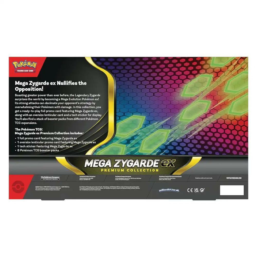 Pokemon TCG: Mega Zygarde ex Premium Collection with 8 Booster Packs
