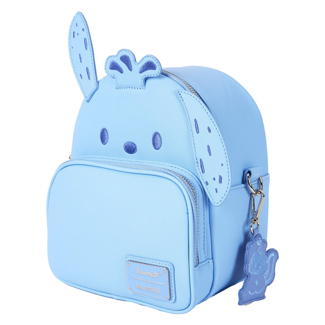 Loungefly Sanrio Pochacco Monochrome Cosplay Convertible Mini Backpack &amp; Crossbody Bag