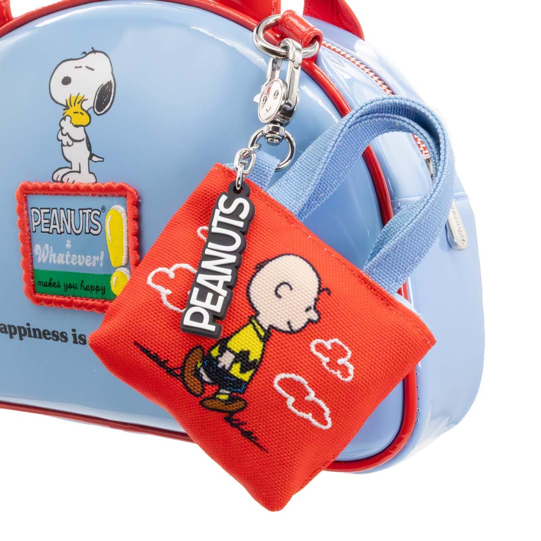 Whatever Makes You Happy Peanuts 75th Anniversary Mystery Box “In Clouds” Mini Tote Bag Charms