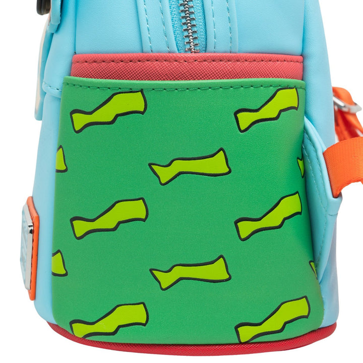 Loungefly Nickelodeon Rugrats Chuckie Cosplay Mini Backpack With Removable Glasses - 707 Street Exclusive
