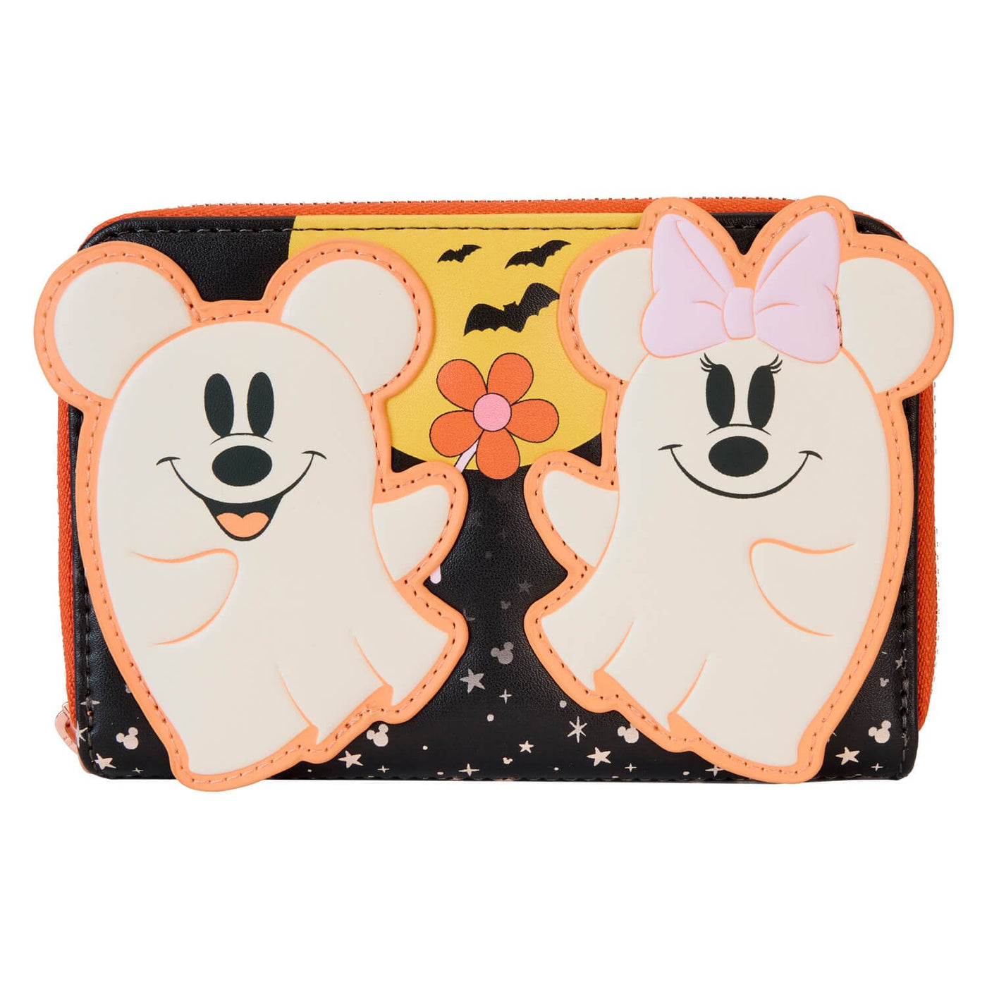 Loungefly Disney Mickey and Friends Halloween Zip-Around Wallet front