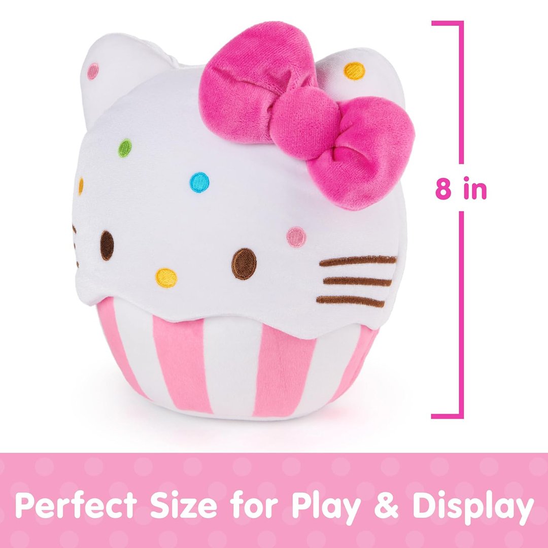 GUND Sanrio Official Hello Kitty Cupcake 8" Plush Toy