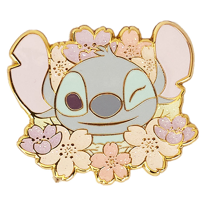Loungefly Disney Stitch &amp; Angel Cherry Blossom Mystery Box Pin