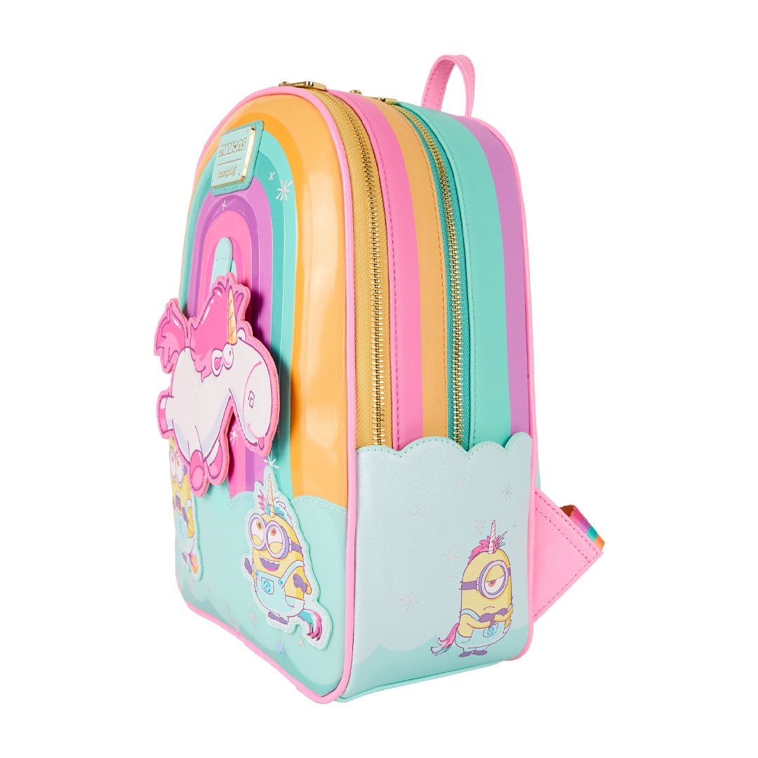 Loungefly Universal Minions Fluffy Unicorn Mini Backpack  display picture 3