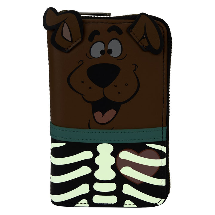 Loungefly Warner Brothers Scooby-Doo Skeleton Scooby Cosplay Zip-Around Wallet