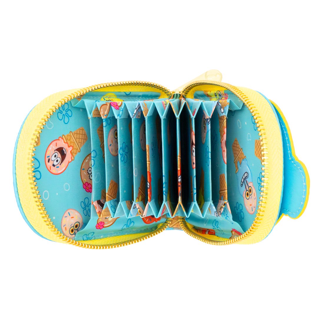 Whatever Makes You Happy Spongebob Ice Cream Accordion Wallet