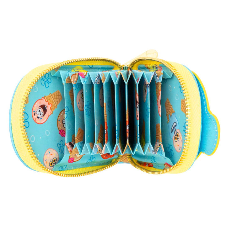 Whatever Makes You Happy Spongebob Ice Cream Accordion Wallet
