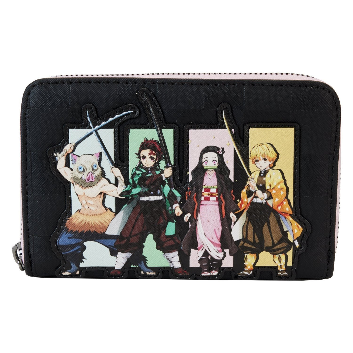 Loungefly Aniplex Demon Slayer Group Zip-Around Wallet - Front