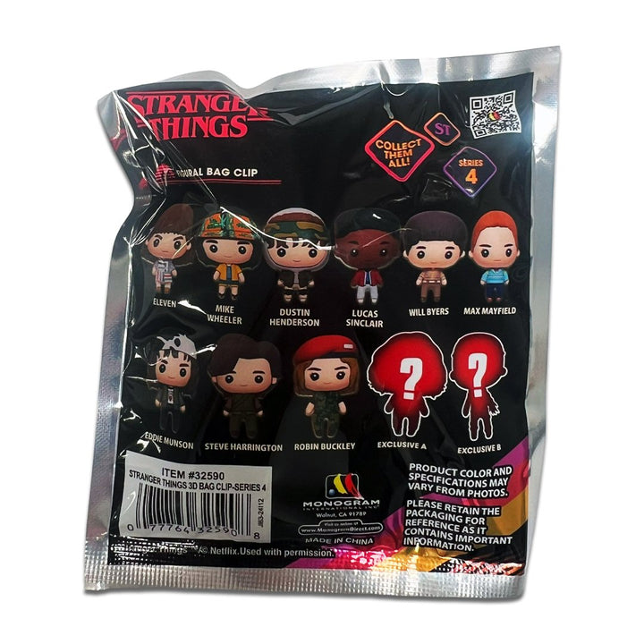 Stranger Things 3D Foam Bag Clip Series 4 Blind Bag
