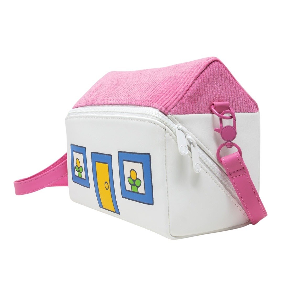 Whatever Makes You Happy Miffy House Compartment Crossbody Bag with Strap