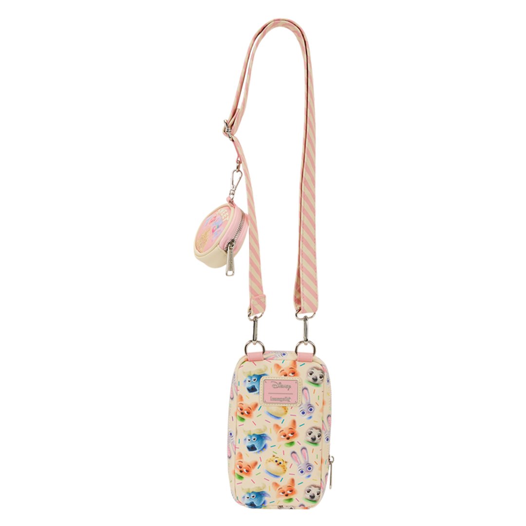 Loungefly Disney Zootopia 2 Cell Phone Crossbody Bag with Coin Bag