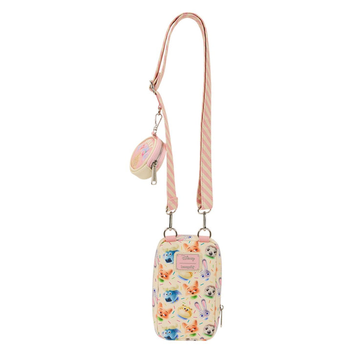 Loungefly Disney Zootopia 2 Cell Phone Crossbody Bag with Coin Bag