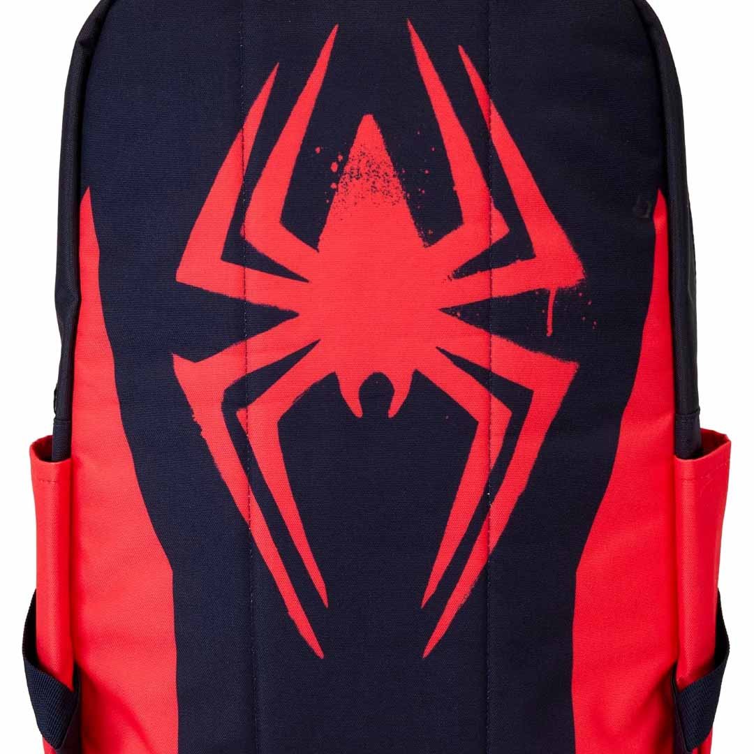 Loungefly Marvel Spiderverse Miles Morales Suit Full-Size Nylon Mini Backpack