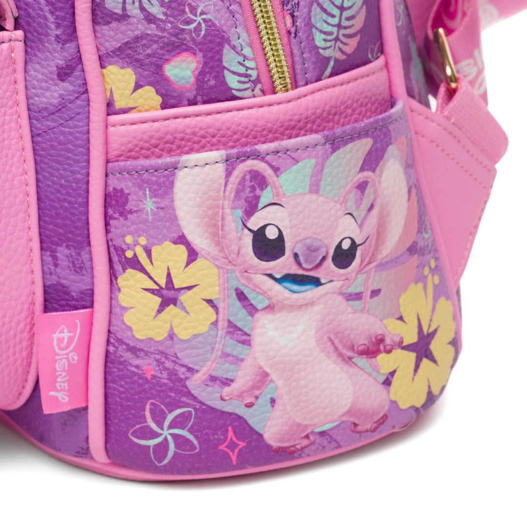 WondaPop Disney Stitch and Angel 11" Mini Backpack