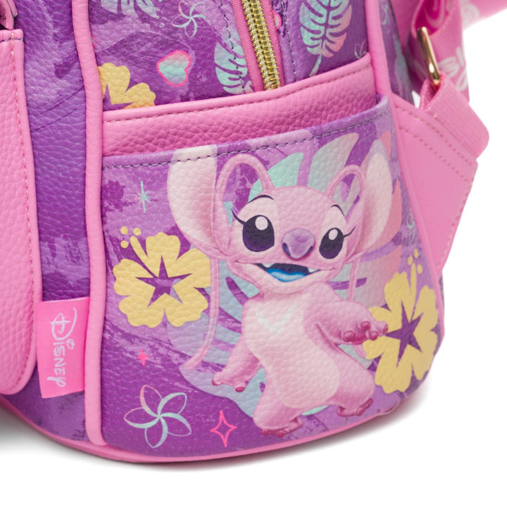 WondaPop Disney Stitch and Angel 11" Mini Backpack