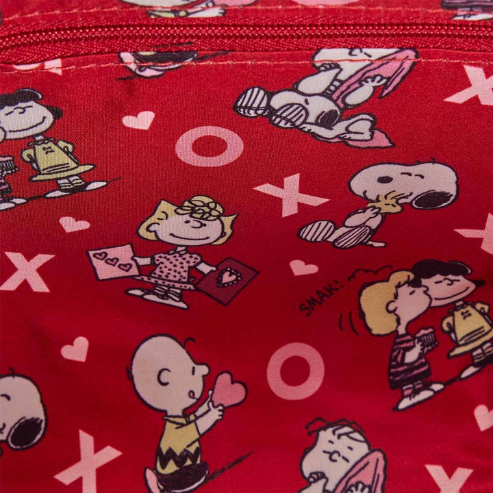 Loungefly Peanuts XO Charm Crossbody Bag