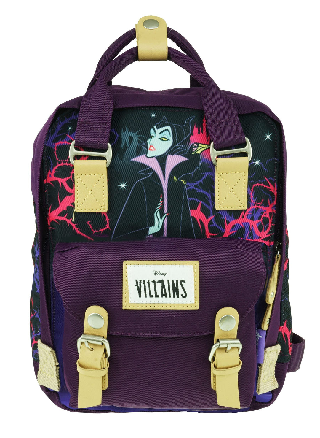 KBNL Disney Maleficent 12" Nylon Mini Backpack - Front