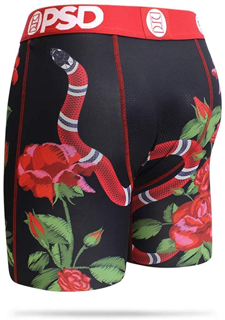 Red / Snake Rose Black PSD Underwear Men&