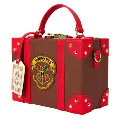 Loungefly Warner Brothers Harry Potter Hogwarts Express Luggage Trunk Crossbody Bag