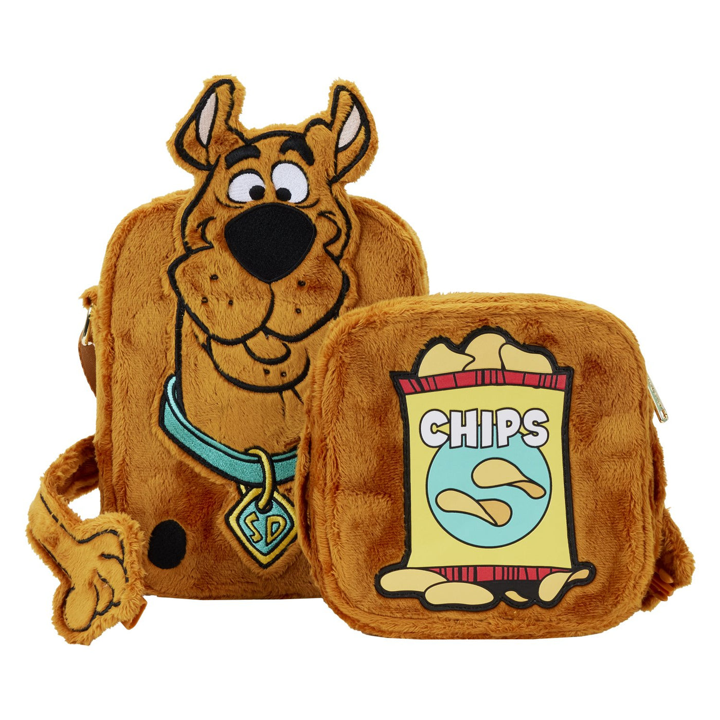 SBDTB0003 - Loungefly Warner Brothers Scooby-Doo Cosplay Crossbuddy Bag - Detachable Bag Back